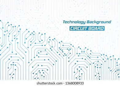 Abstract Technology Background , blue circuit board pattern