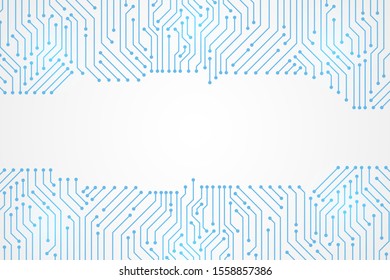 Abstract Technology Background , blue circuit board pattern