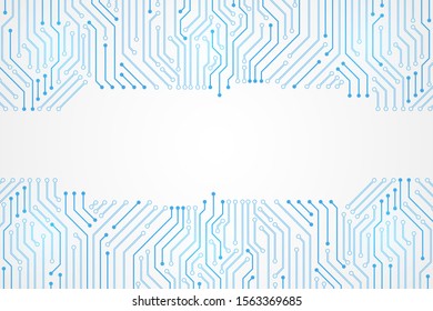 Abstract Technology Background , blue circuit board pattern