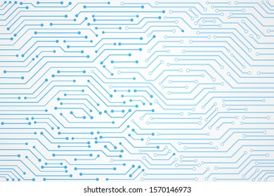 Abstract Technology Background, blue circuit board pattern
