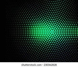 abstract technology background with the blue and green gradient