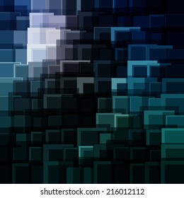 Abstract technology background with bright flare. Vector illustration.