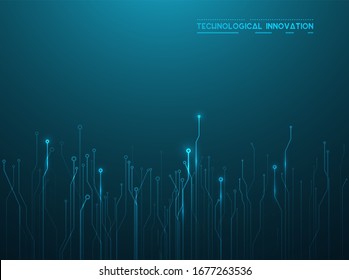 Abstract technology background. Business inteligence technology background. Digital innovation concept for your design