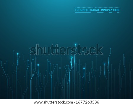 Abstract technology background. Business inteligence technology background. Digital innovation concept for your design