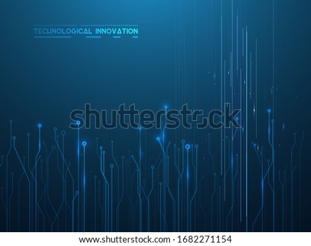 Abstract technology background. Business inteligence technology background. Digital innovation concept for your design