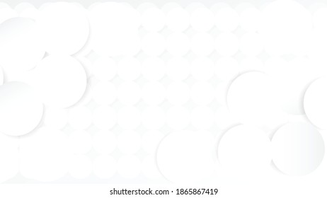 Abstract technology background circle geometry decoration, science and technology digital line white background