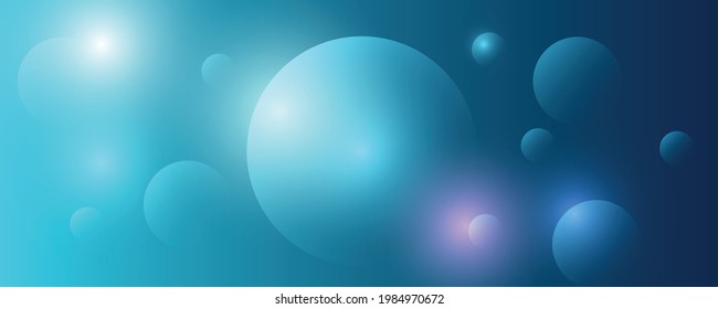 Abstract technology background circle geometry decoration, science and technology digital line blue background