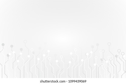 Abstract technology background Circuit board  Hi-tech communication concept innovation background vector illustration
