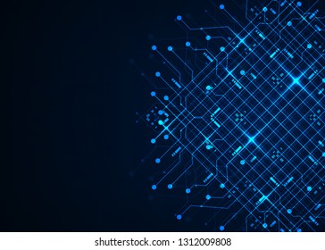 Abstract technology background. Circuit board