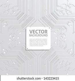 abstract technology background - circuit board texture vector