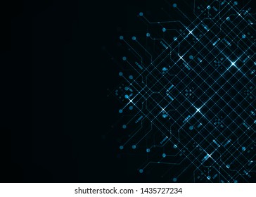 Abstract technology background. Circuit board