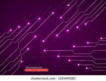 Abstract technology background with circuit board. Hi-tech digital concept