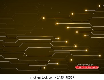 Abstract technology background with circuit board. Hi-tech digital concept