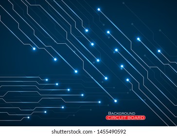 Abstract technology background with circuit board. Hi-tech digital concept