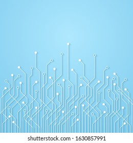 Abstract Technology Background, circuit board pattern