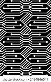 Fondo abstracto de la Tecnología con el patrón del Tablero del circuito