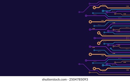 Fondo de tecnología Abstractas. Placa de circuito