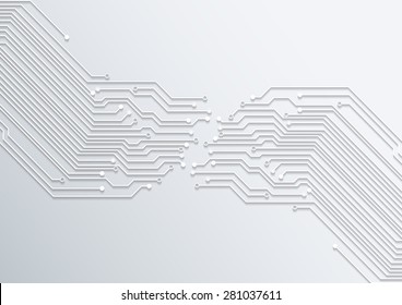 abstract technology background - circuit board texture vector