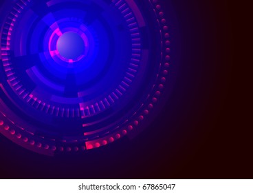 Abstract technology background. Clip-art