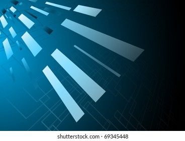 Abstract technology background. Clip-art