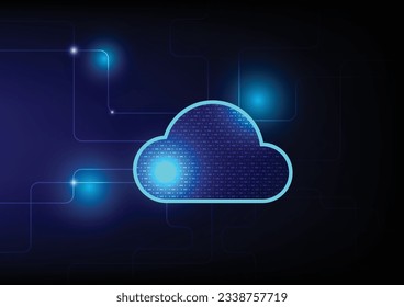 abstract technology background for cloud computing.