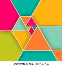 Abstract Technology Background In Color. Vector Illustration.