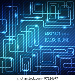 abstract technology background. Colorful vector illustration.