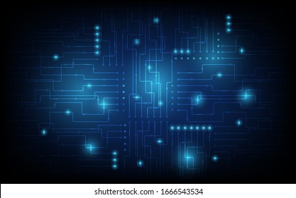 Antecedentes tecnológicos abstractos, concepto de comunicación, ilustración vectorial de la innovación digital futurista