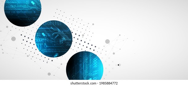 Abstract technology background. Communication concept, futuristic digital innovation art background. Vector illustration