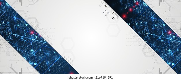 Abstract technology background. Communication concept, futuristic digital innovation background. Vector illustration