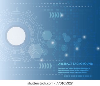 Abstract technology background. 
 Communication concept futuristic digital innovation background, vector illustration