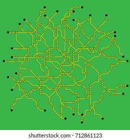 Abstract technology background. Computer circuit board