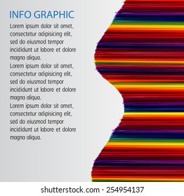 Abstract Technology background for computer graphic website internet. text box. Brochure. card. colorful wave. curve