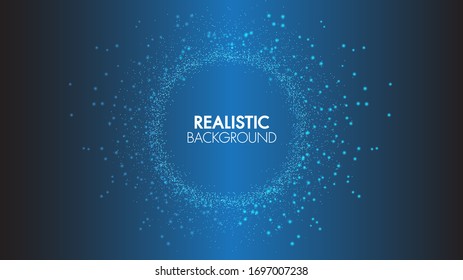 Abstract technology background concept communication connecting dots and lines futuristic shape. High speed. Hi-tech.Big data visualization.