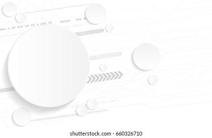 Abstract technology background concept with various technological elements.Vector illustration 
