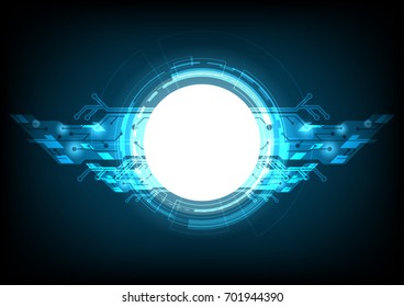 abstract technology background concept vector design
