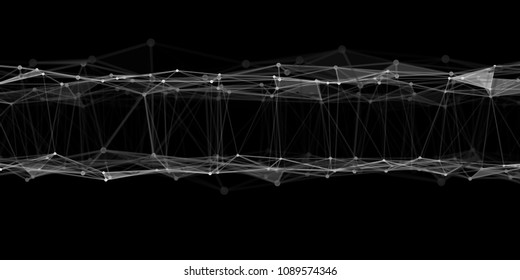 Abstract technology background with connecting dots and lines. Network concept. Data technology.