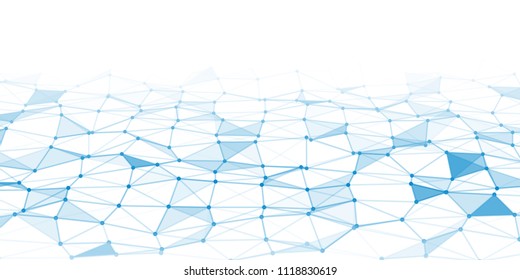 Abstract technology background with connecting dots and lines. Network concept. Data technology.