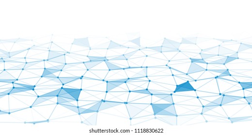 Abstract technology background with connecting dots and lines. Network concept. Data technology.