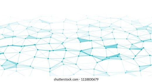 Abstract technology background with connecting dots and lines. Network concept. Data technology.