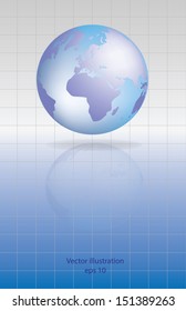 Abstract technology background design map 
