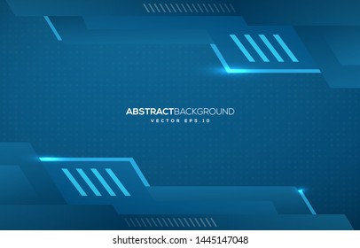 abstract technology background design with modern concept, use for business banner and web banner template