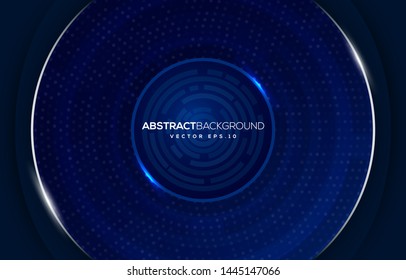 abstract technology background design with modern concept, use for business banner and web banner template
