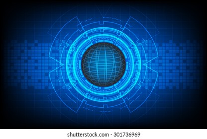 Abstract technology background design vector.