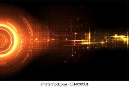 Abstract technology background, digital communication network computer, futuristic energy science system