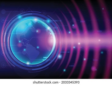 Abstract technology background. digital communication concept. 