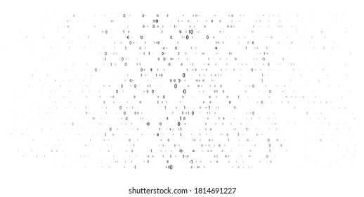 Abstract technology background. Digital computer code. Data transfer concepts in internet. Graphic concept for your design.