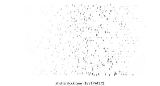 Abstract technology background. Digital computer code. Data transfer concepts in internet. Graphic concept for your design.