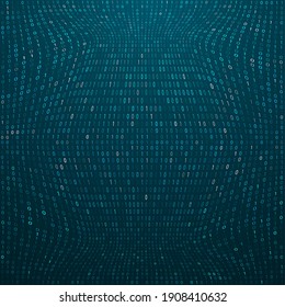 Abstract technology background. Digital computer code. Data transfer concepts in internet. Graphic concept for your design.