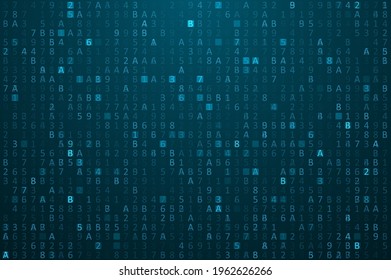 Abstract technology background. Digital computer code. Data transfer concepts in internet. Graphic concept for your design.
